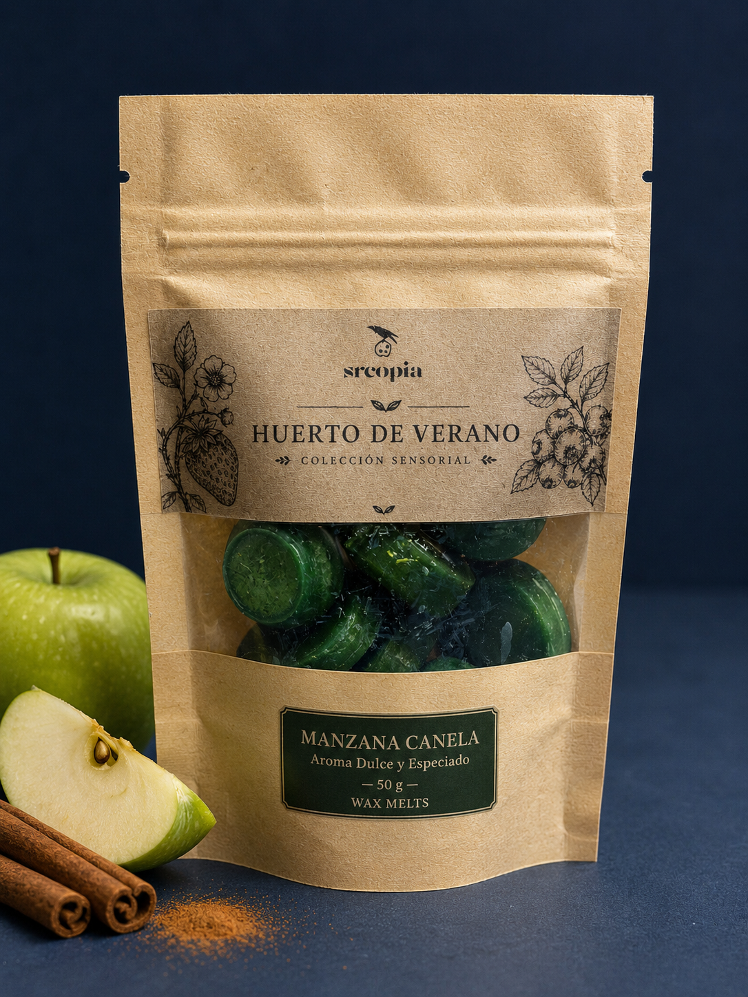 Wax Melts Manzana-Canela 50gr